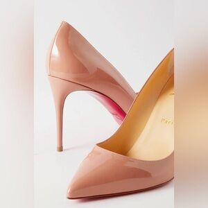 Christian louboutin Pigalle Follies 85 patent-leather pumps